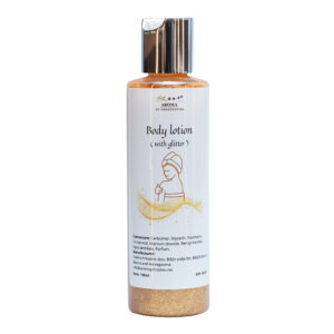 Body Lotion with glitter gold 100ml